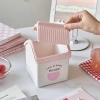 Desktop storage box, multi-functional snack and toy organizing basket, wardrobe, living room home, cute cartoon miscellaneous storage box Specification image